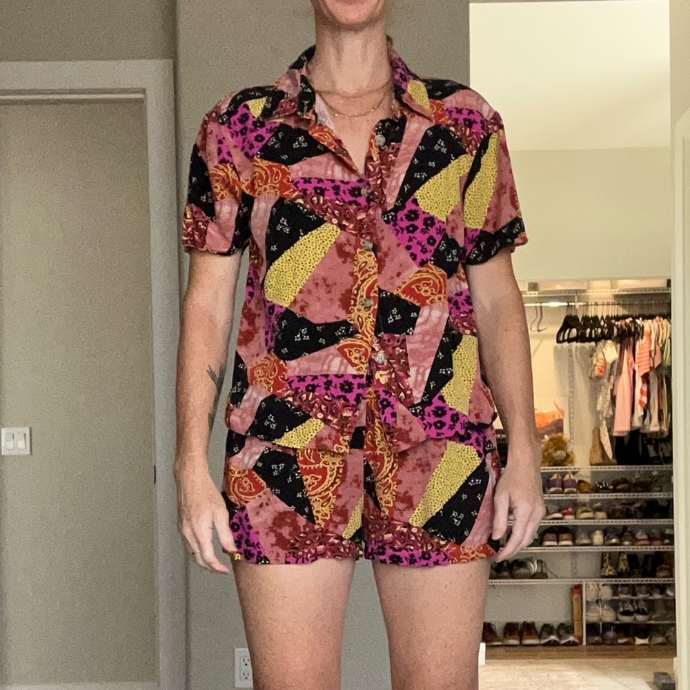 Nordstrom BP floral patchwork set